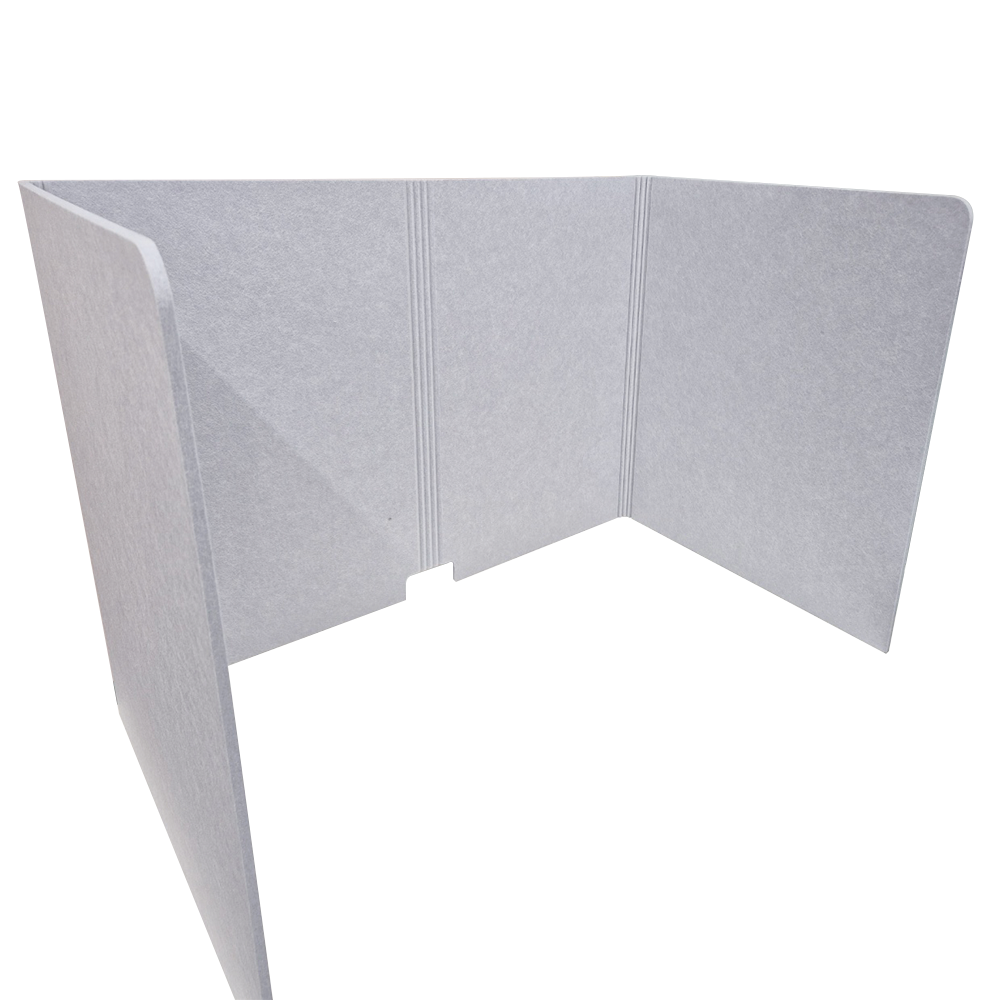 방음 흡음 초경량 책상칸막이 집중력 향상 비대면 독서실 사무실 학원 파티션, 라이트그레이 28,600원