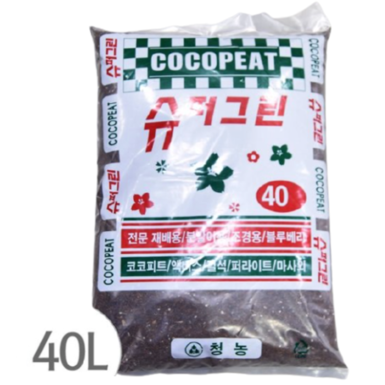 [우야플랜트샵] 청농 슈퍼그린 분갈이 흙 130,000원