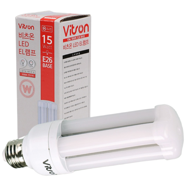 비츠온 LED 콘램프 불투명 15W E26 콘벌브, 20개, 전구색 119,900원