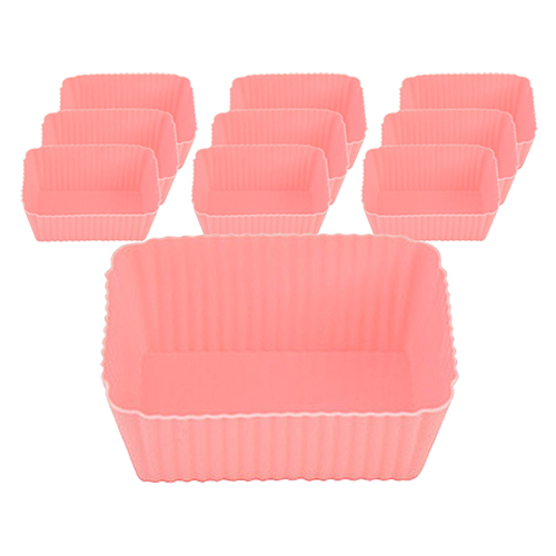 이홈베이킹 실리콘 반찬 베이킹컵 직사각 4,500원