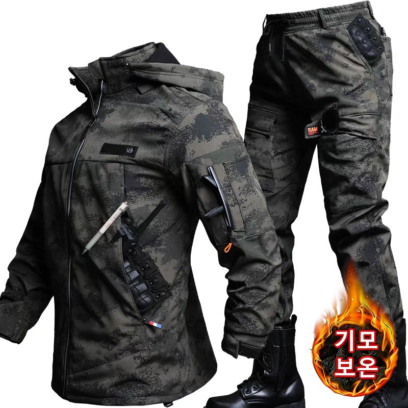 스타일닥터 남자 겨울 방수 아웃도어 스지끼웨어 방한복 등산복 레져영 상하복세트 ZS9960 19,900원