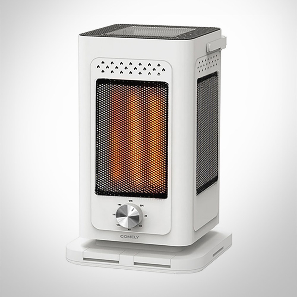 프리미엄 카본 오방향 난로 전기히터_2025년형 신상품, 발터치 오방향 카본 히터_화이트 119,000원