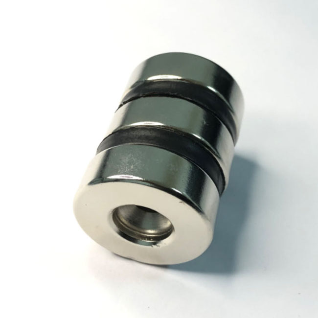 [제이스마그네트] D30x10T(D12.5xd6.5) 네오디움 원형사라자석 37,890원