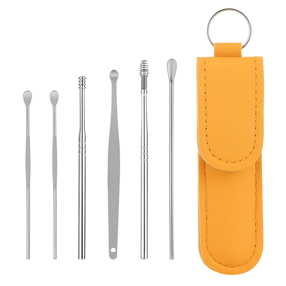 한솔템 귀이개 세트 6p 개나리, 1개, 1세트 3,900원