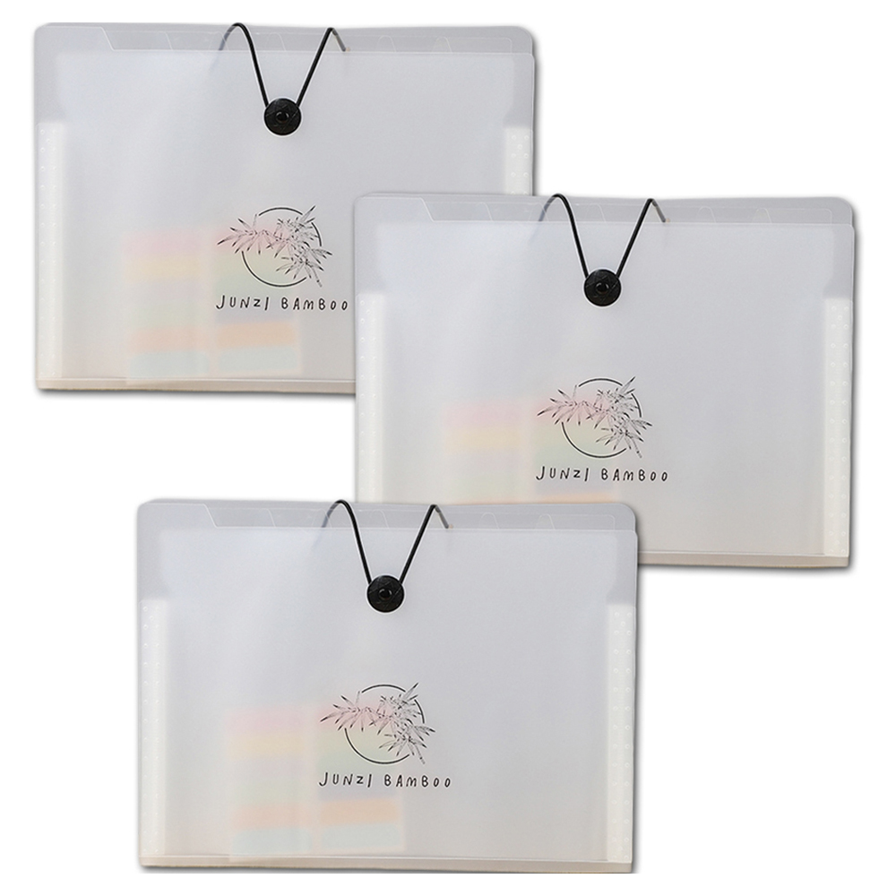 마다꾸미 아코디언 파일 인덱스 화일 투명 홀더 A4, 07 대나무, 3개 10,700원