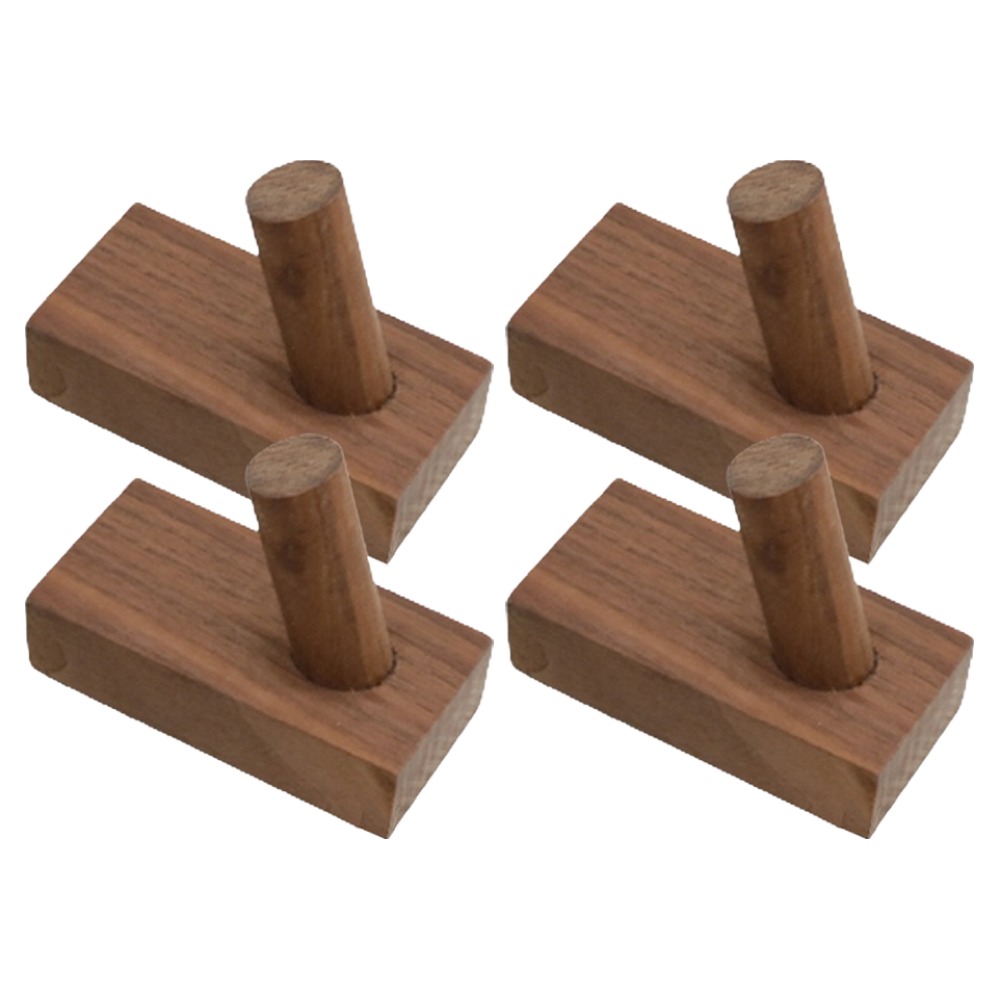 라라공방 원목 엔틱 벽걸이 후크, 월넛 우드, 4개, 현재가 14,900원