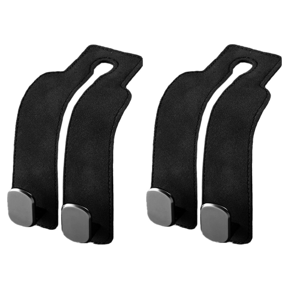 코히모 차량용 헤드레스트 더블 후크 가방 걸이 세트, 블랙, 2세트 9,500원