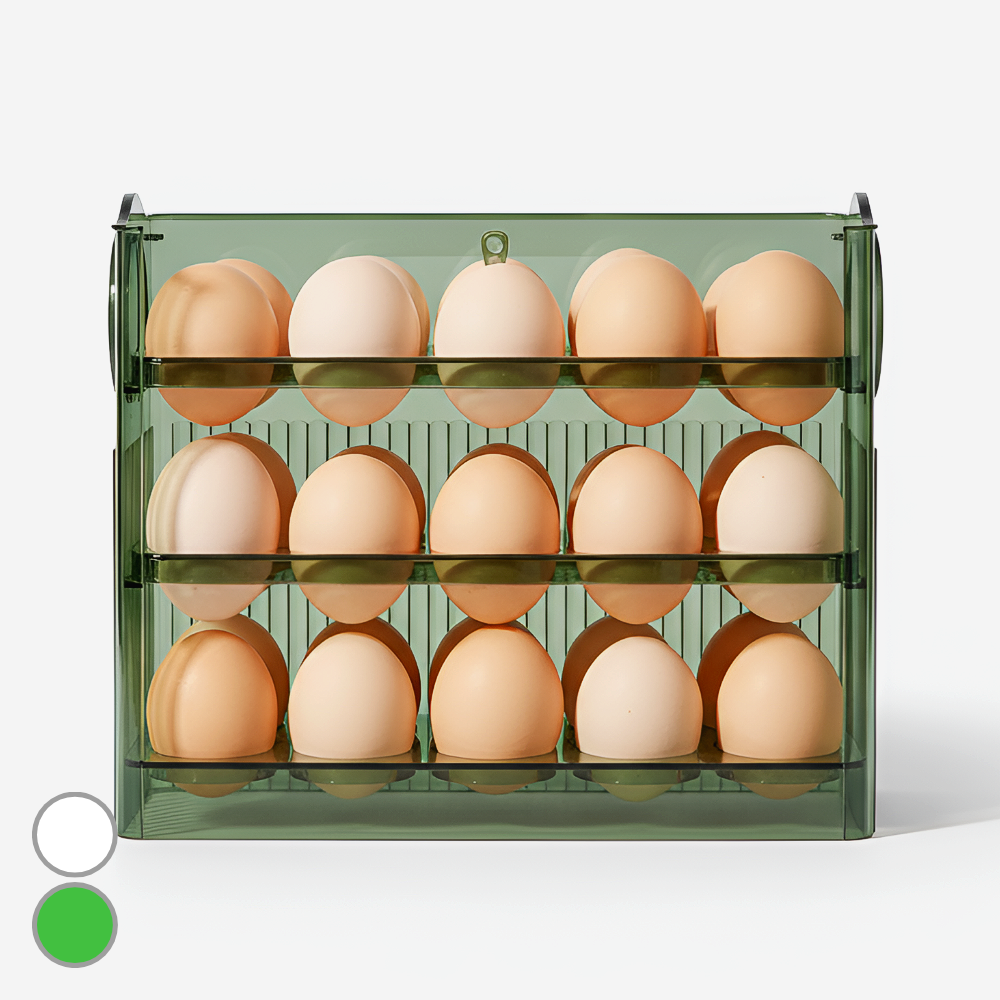 간편한 자동오픈 에그트레이 냉장고 계란정리함 30구 21,600원