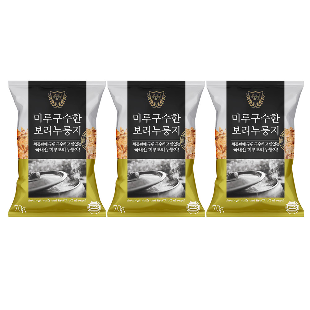 미루구수한 보리 누룽지 70g, 15개 국산100%, 15개, 70g 16,410원