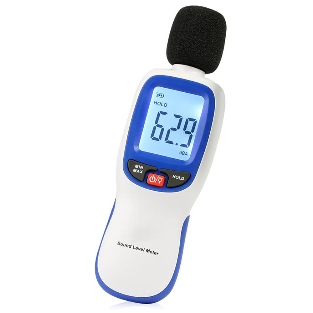 휴대용 디지털 130DB 현장 외부 소음측정기 야간 LED 백라이트 데시벨 확인 33,800원