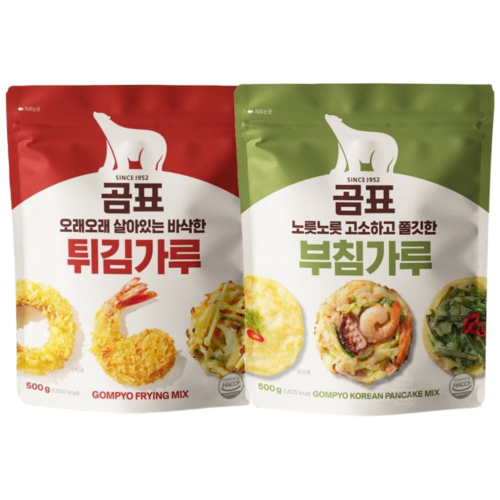 곰표 튀김가루 + 부침가루 지퍼백 구성 21,290원