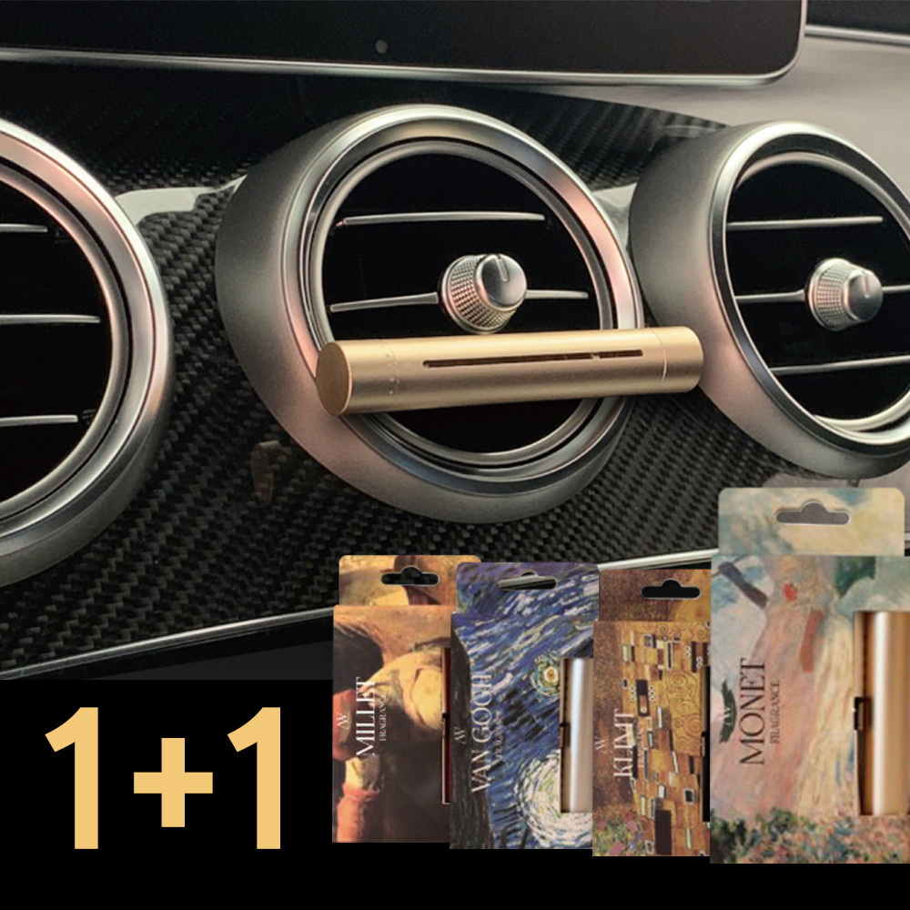 1+1 차량용 송풍구 방향제 자연 커피 향 고급 선물 편백 피톤치드 라벤더 블랙체리 다우니, 2개 22,500원