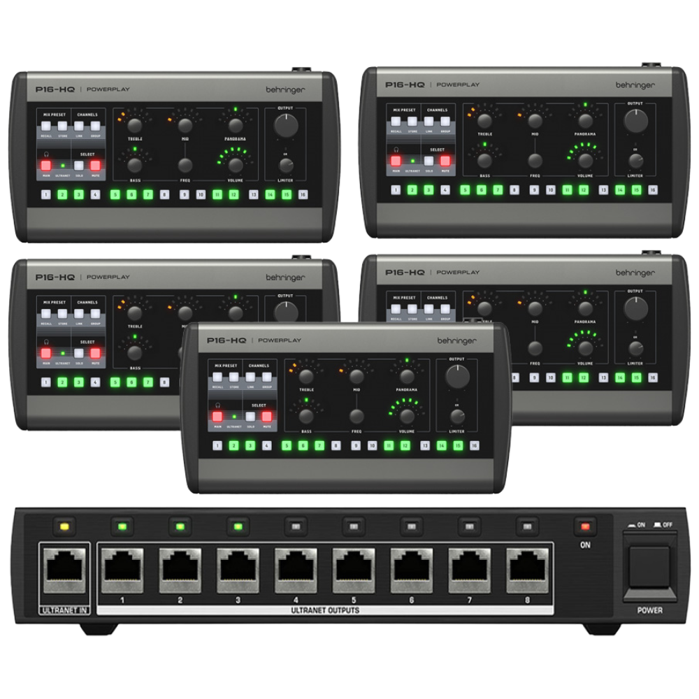 베링거 P16-HQ 디지털 믹서 P16-D 퍼스널 모니터 분배기 세트 1,659,900원