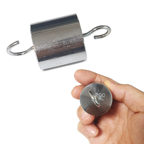 역학용 금속추 200g 실험용추 메달림 고리달린 과학실험 영재과학사 9,000원