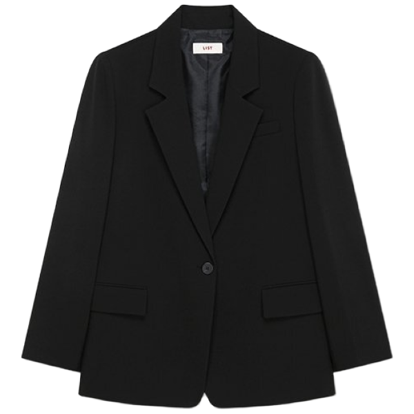 [국내백화점] 리스트 여성 테일러드 원버튼 싱글 자켓 오피스룩 정장 218,040원