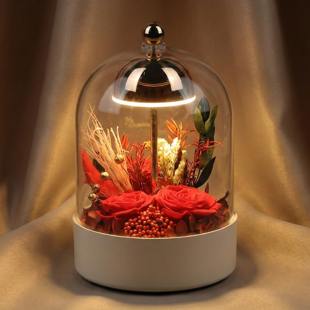 파블라 LED무드등 무선조명 수면등 꽃무드등, 딥레드 73,000원