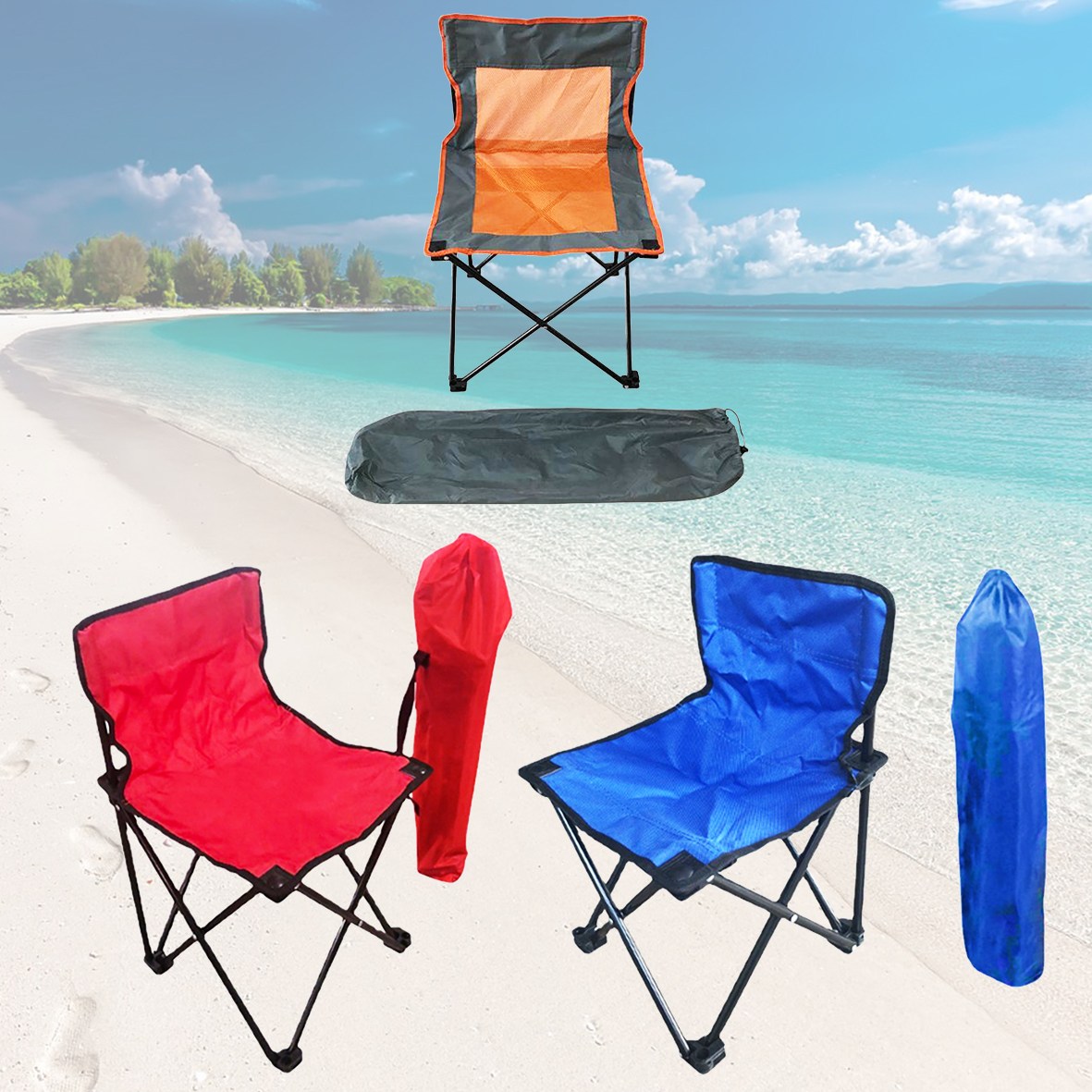 가정상점 캠핑 낚시 등산 피크닉 아웃도어 야외 휴대용 접이식의자 삼각의자/접이시의자/야외의자 6,750원