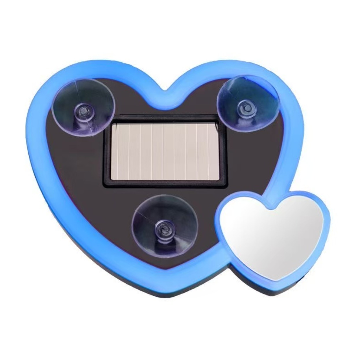 LCLC_Korea 자동차 인테리어 네온 태양광충전 LED 투 하트 라이트 1개입 차량용 실내 무드등 다이아 오로라 엠비언트 LED 조명 usb 풋등, 블루1개입, 실내등 19,000원