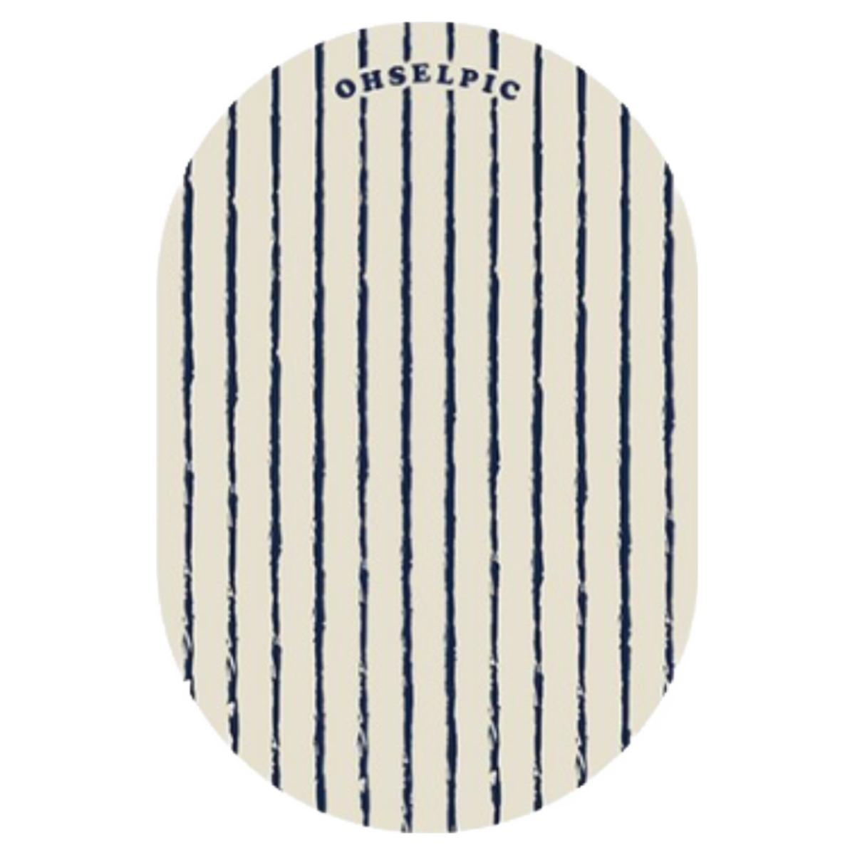 오셀픽 스트라이프 빨아쓰는 규조토 발매트, 미드나잇 네이비 12,400원