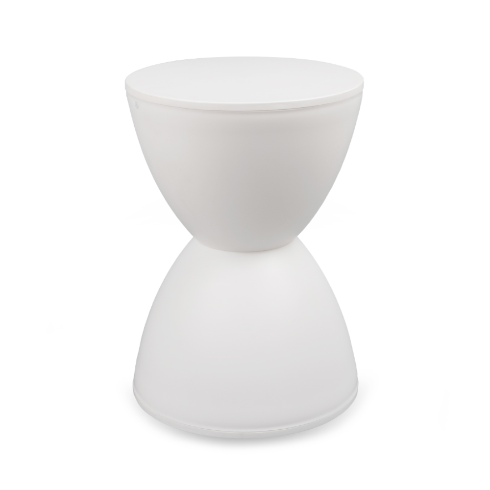 포블리스 폰스툴 모래시계 장구의자, 왁스화이트, 1개 27,900원