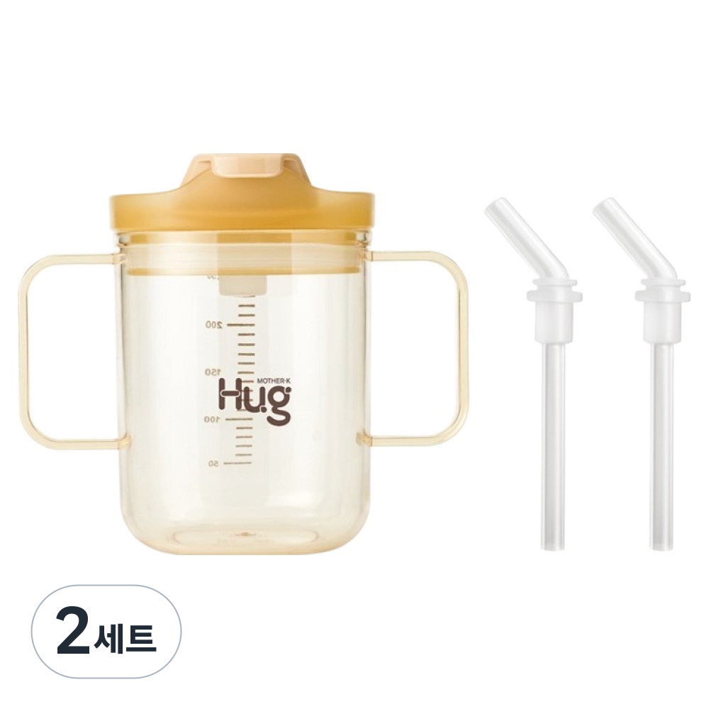 마더케이 허그 PPSU 올인원 양손컵 250ml + 빨대 리필 2p 세트 50,280원