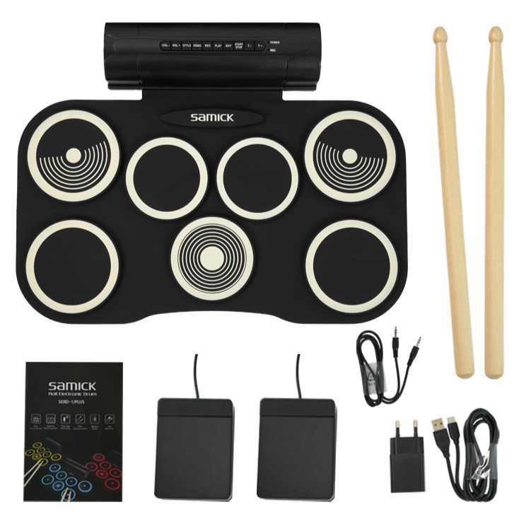 삼익악기 휴대용 연습용 전자드럼패드 아이보리 69,240원