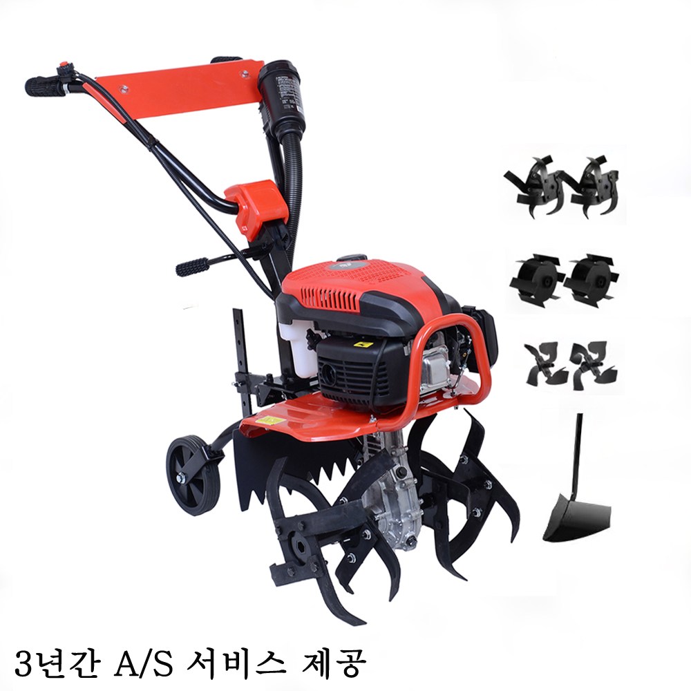 WORKKING미니 관리기 농업용 텃밭 밭가는 기계 경운기 4행정 관리기 11마력경운기, 1개 519,900원