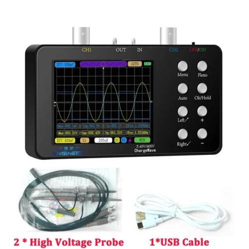 오실로스코프 SCO2 듀얼 채널 디지털 아날로그 대역폭 자동 PWM 전자 수리 10Mhz 샘플링 속도 2.5 50M 67,600원