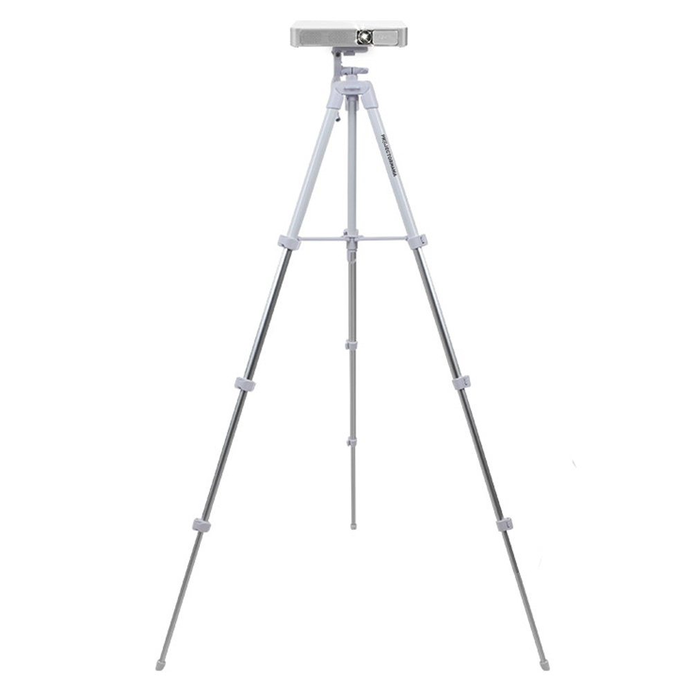 프로젝터매니아 빔프로젝터 미니빔 휴대용 삼각대 화이트, 현재가 29,900원