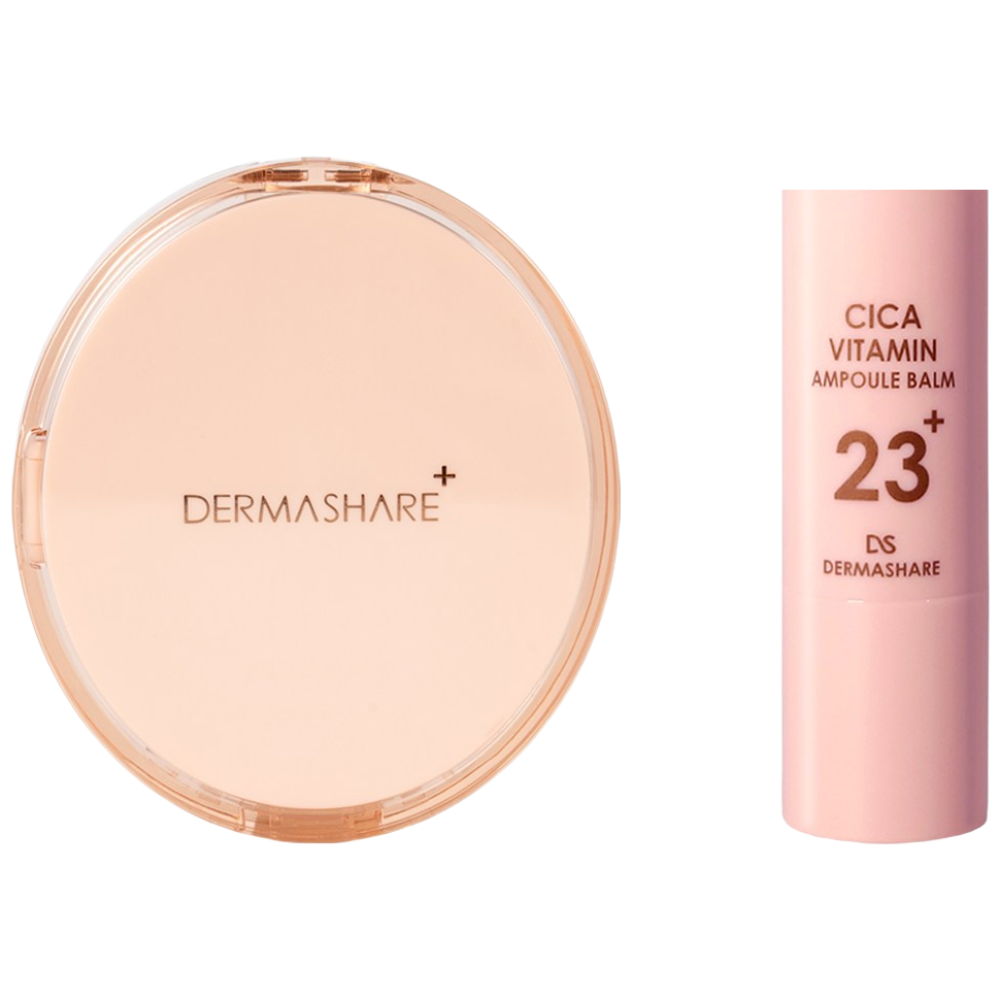 더마쉐어 비건 롱래스팅 에어 픽싱 커버 쿠션 파운데이션 본품 + 멀티밤, 21호+앰플밤, 1개 17,800원