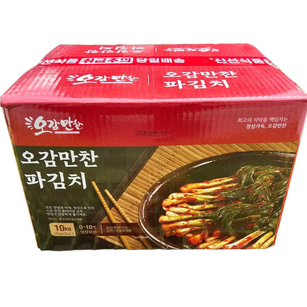 오감만찬 대용량 쪽파 파김치 HACCP 인증 업소용, 10kg, 1개 39,900원