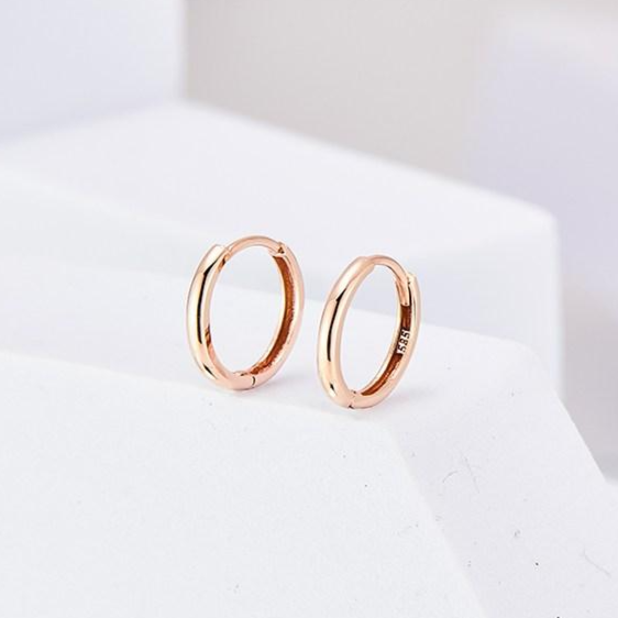 14K 데일리 기본 링 원터치 귀걸이 203,000원