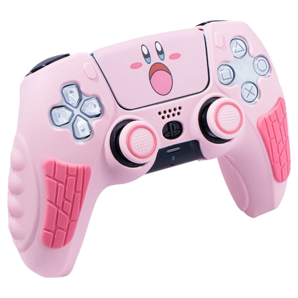 호후 플스5 PS5 프로 슬림 컨트롤러 듀얼센스 엘리츠 실리콘 그립 케이스, 커비, 1개, 단일상품 17,050원