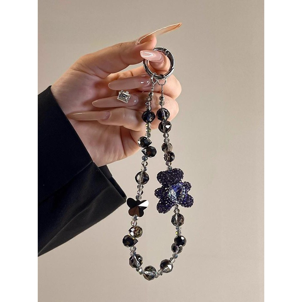 Vividchic 고급 크리스탈 곰돌이 자동차 핸드폰 키링 15,040원