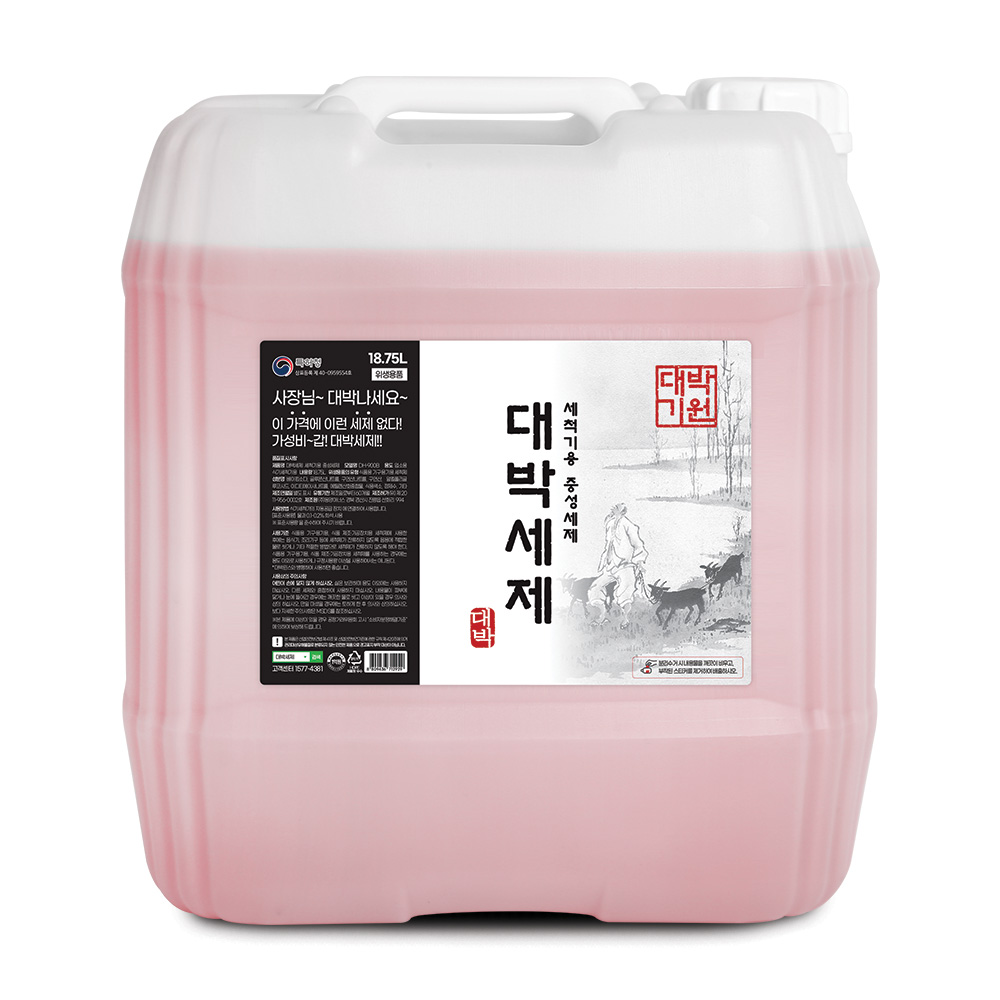 대박세제 식기세척기용 중성세제, 18.75L, 1개 22,900원