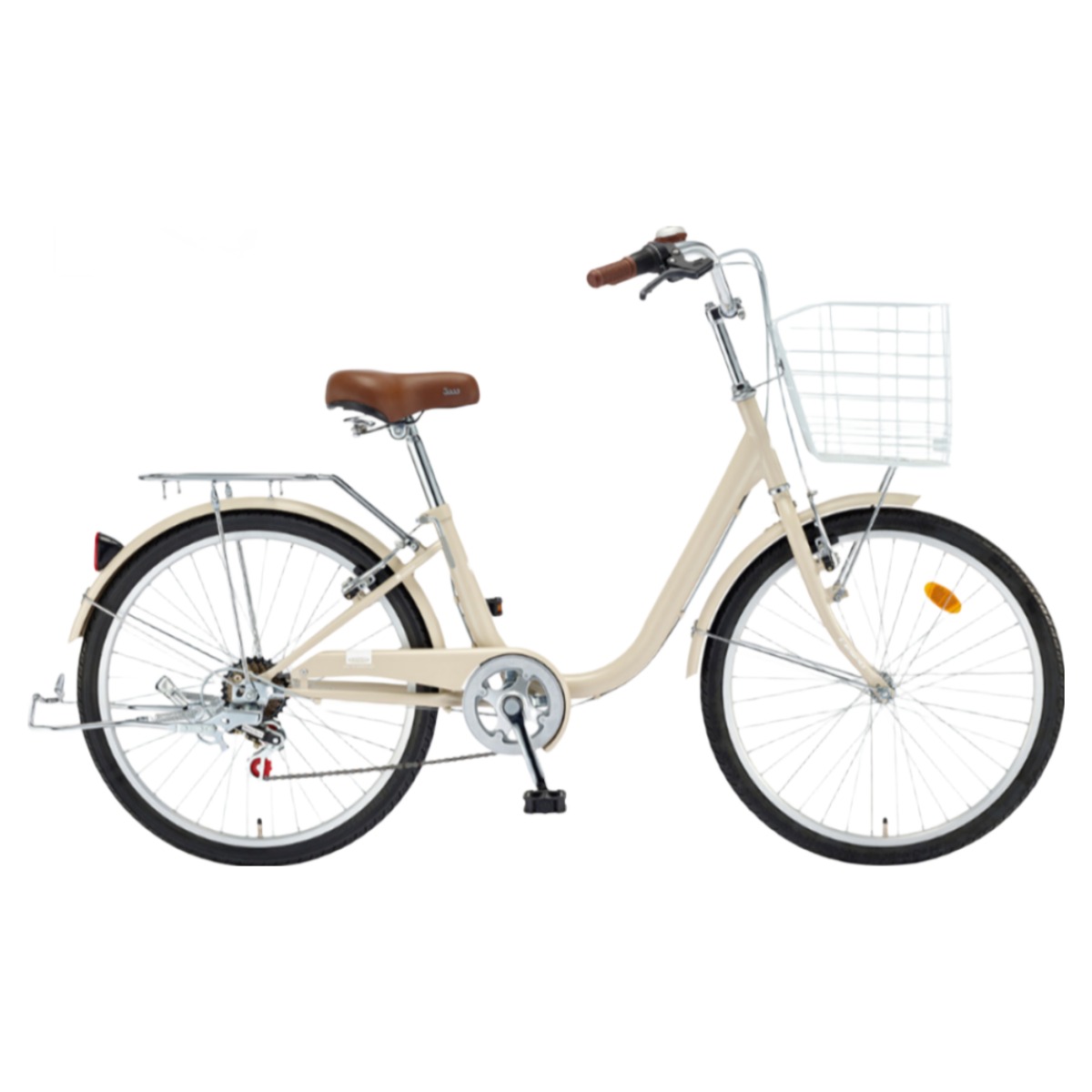 2026 삼천리 24 선데이 자전거 7단 클래식 시티형자전거, 1개, 159cm, 밀크티(무광) 280,000원
