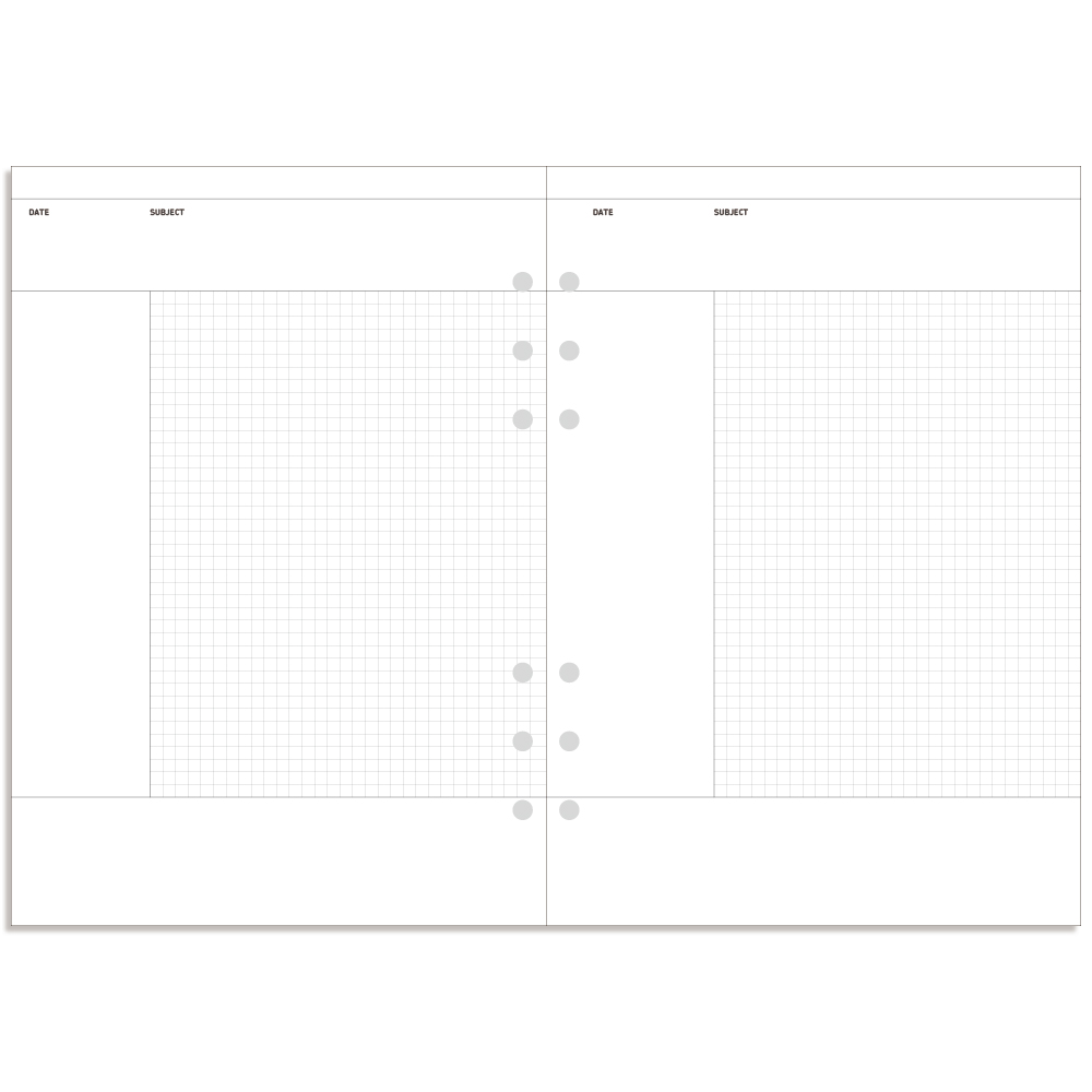 데이스테이션 A5 6공 바인더 코넬 필기 노트 6,000원