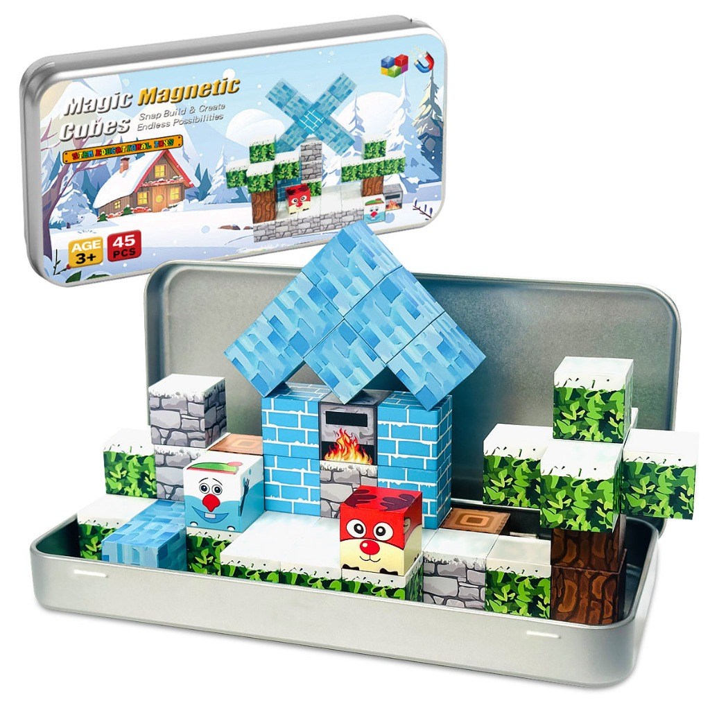 토이머스 마크월드 스노우 자석 블럭 45p 16,500원