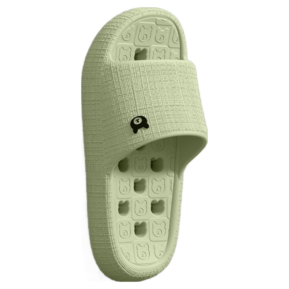 salimm 남녀공용 귀여운 곰돌이 커플 EVA 미끄럼방지 물빠짐 욕실 슬리퍼, 1개, 그린 9,990원