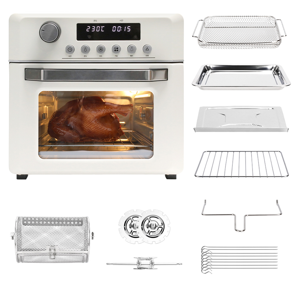 홈플래닛 에어프라이어 오븐 18L + 8종 SUS 304 악세서리 99,990원