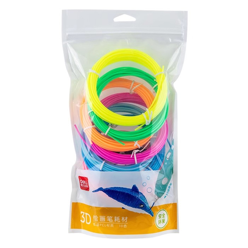 마다꾸미 저온 3D펜 전용 PCL 고급형 필라멘트 5m 10종 세트, 혼합색상, 1세트 10,900원