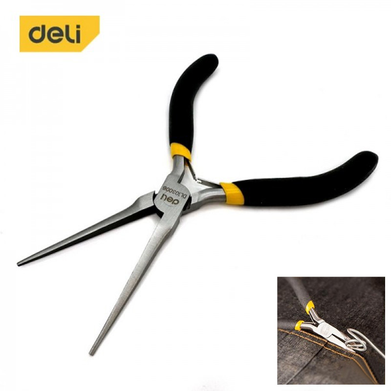 델리 압착 롱노우즈 롱노즈 방울집게 플라이어 6,700원