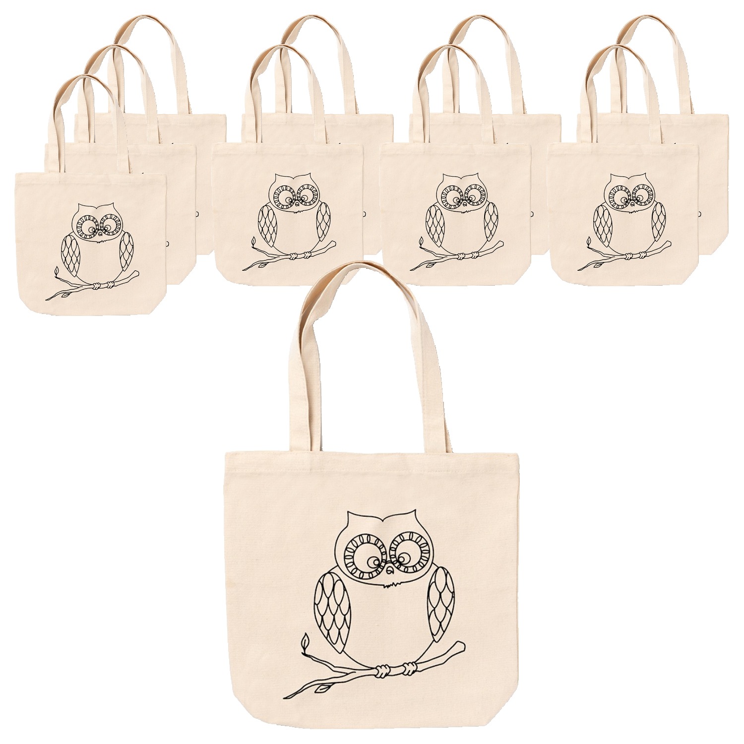 민화샵 에코백 만들기 부엉이 UDPFB0015 30,400원