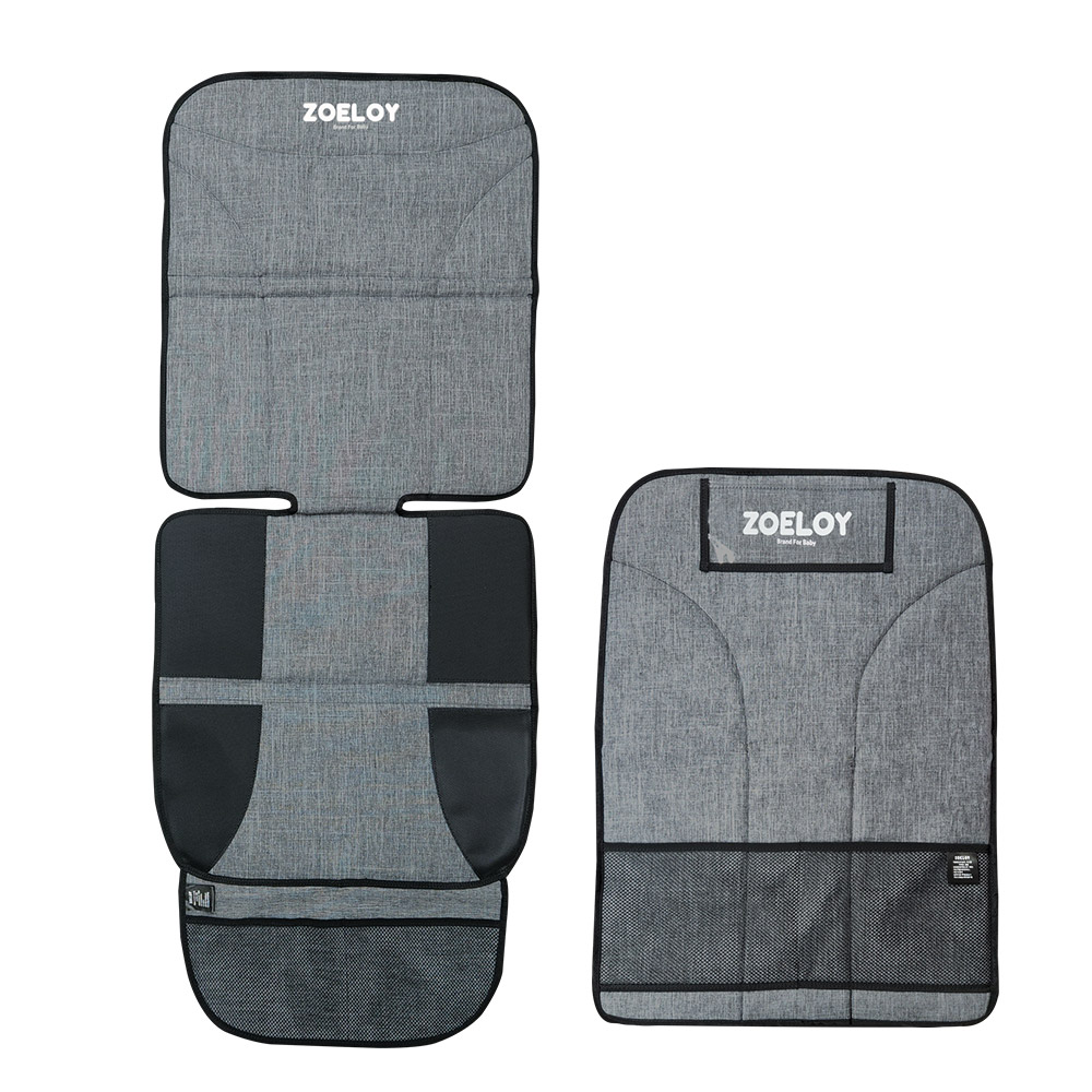 조이로이 카시트 보호매트 + 킥매트세트, 멜란지 그레이, ISOFIX 가능 29,000원