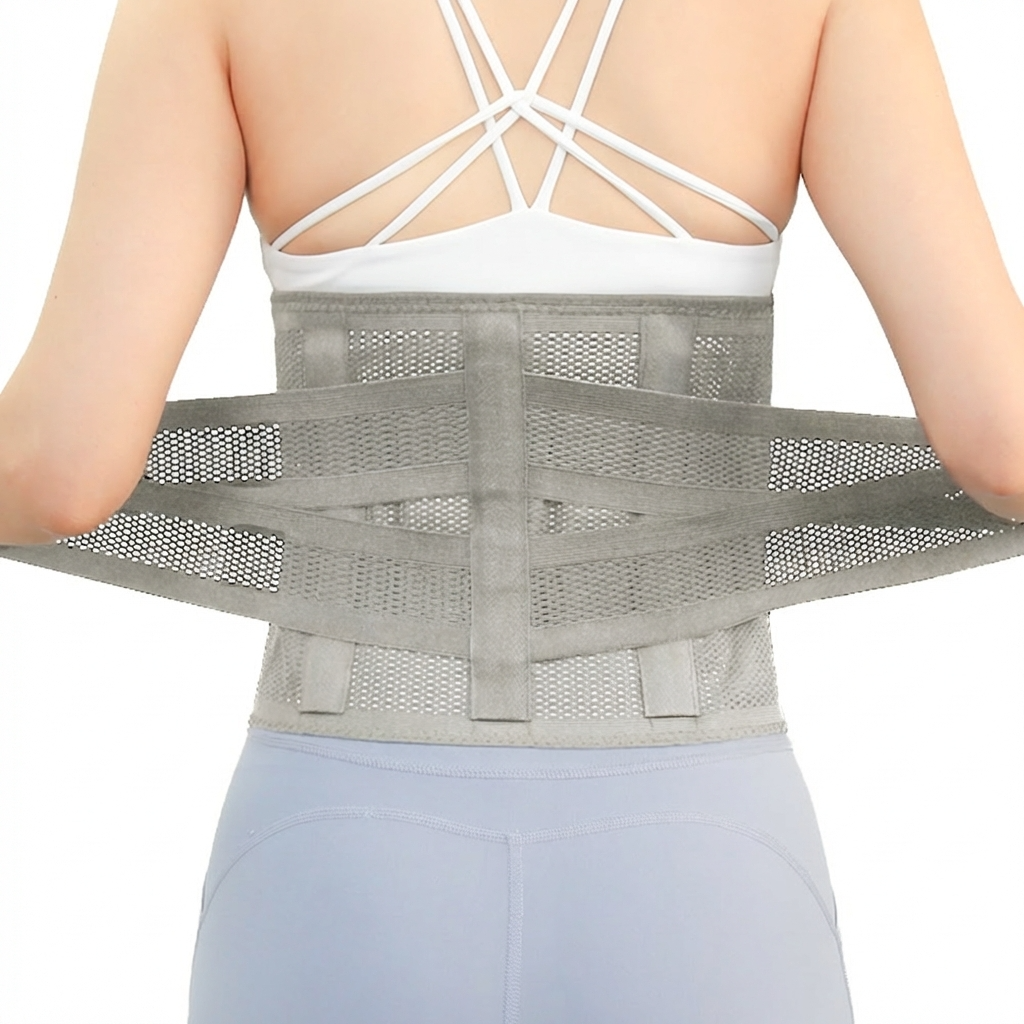 [물리치료사 자문개발] 브메르 인체공학 3D 에어핏 의료용 허리보호대, 그레이, 1개 25,900원