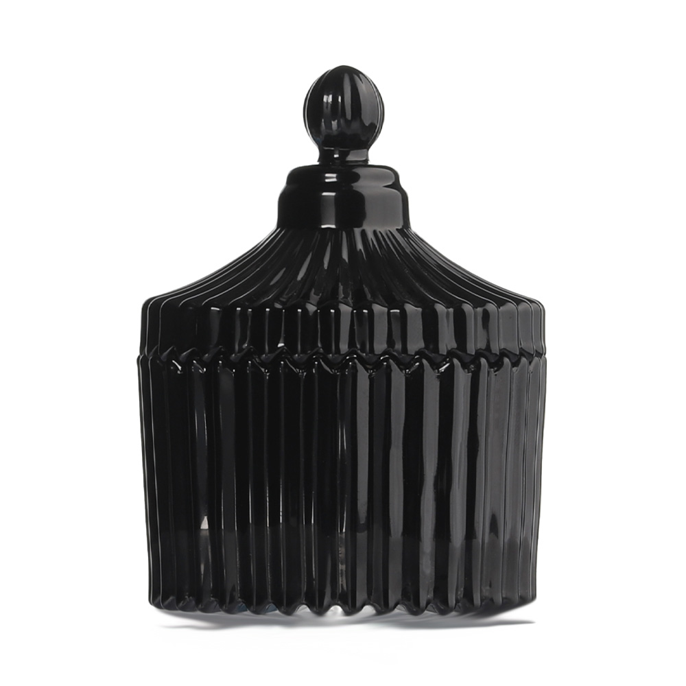 소이 캔들 용기 메리고 라운드 블랙 80ml 1,300원