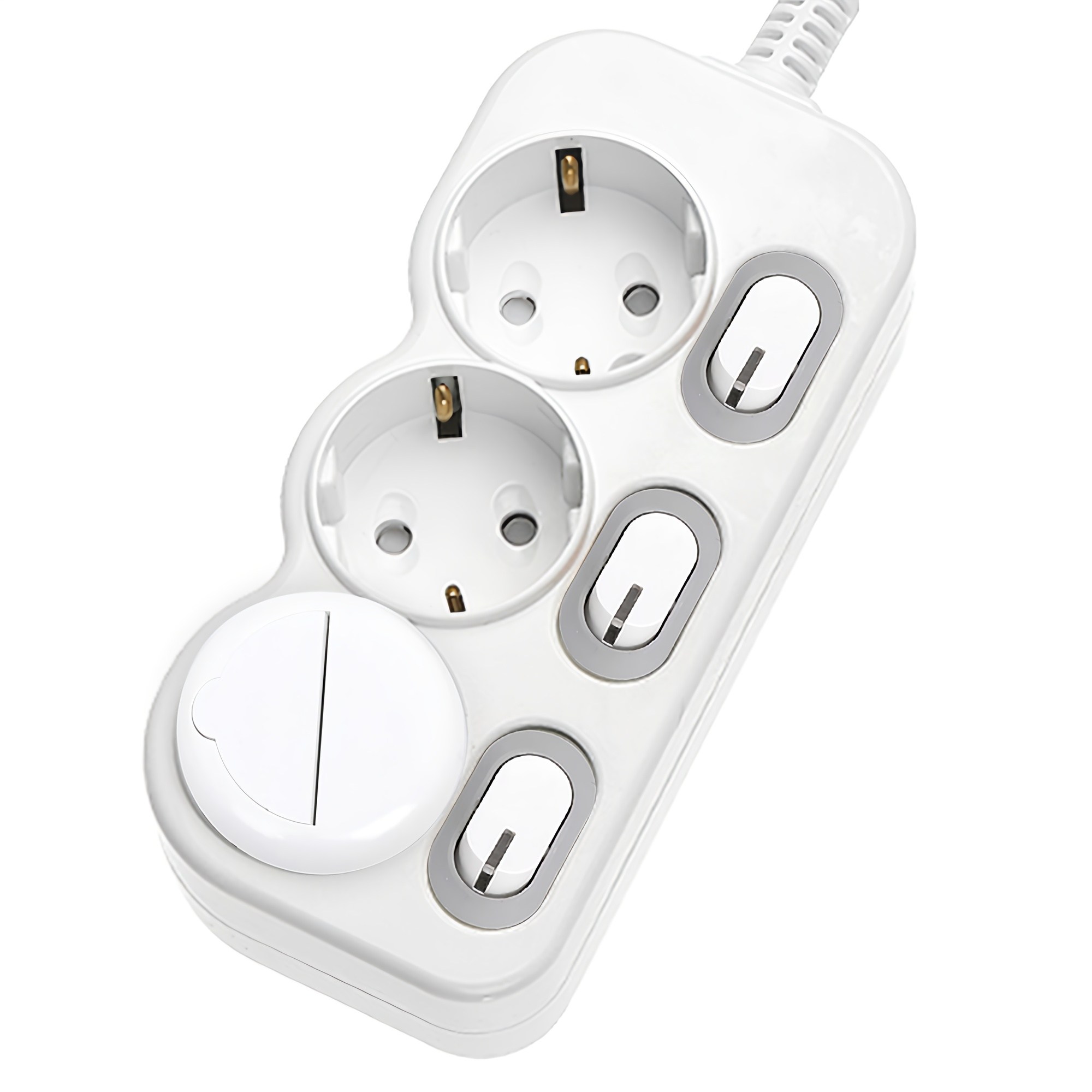 에코파워탭 국내 제조 개별 절전 멀티탭 3구 SMC-303Y + 안전커버 11,880원