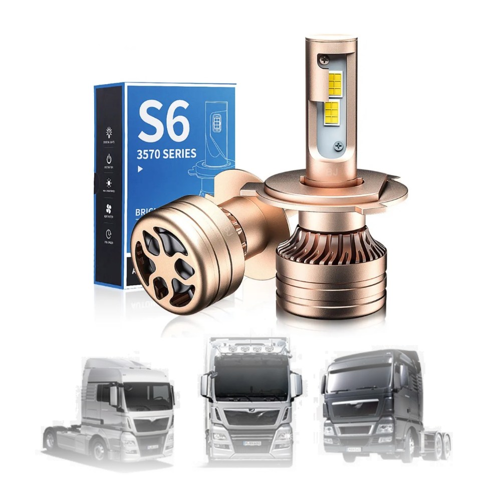 대성부품 24V 전용 LED 전조등 헤드 라이트 H7 24V 트럭 화물차 HIGH 화물차 대형트럭 고용량 LED 라이트 버스 DIY 개조용 화이트 엑시언트 프리마 트라고 노브스 파 68,000원