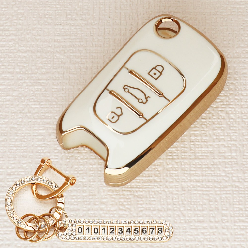 튜모 호환 K3 K5 K7 K8 K9 스포티지 쏘렌토 카니발 EV6 니로 스팅어 모하비 레이 모닝 TPU 골드라인 스마트키케이스 키링 12,500원