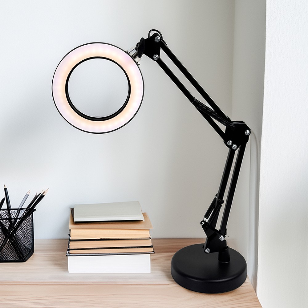 더올데이즈 링라이트 LED 2관절 조명 돋보기 트리플 스탠드 확대경 15,000원